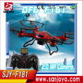 F181 Grand RC Quadcopter 4CH 2.4GHz Télécommande perroquet drone hélicoptère COM avec Caméra HD 5MP CF Mode UFO Drone et U818A CX-20